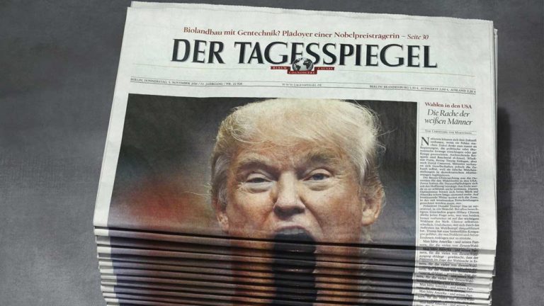 Գերմանական Der Tagesspiegel օրաթերթի տպագիր գովազդ