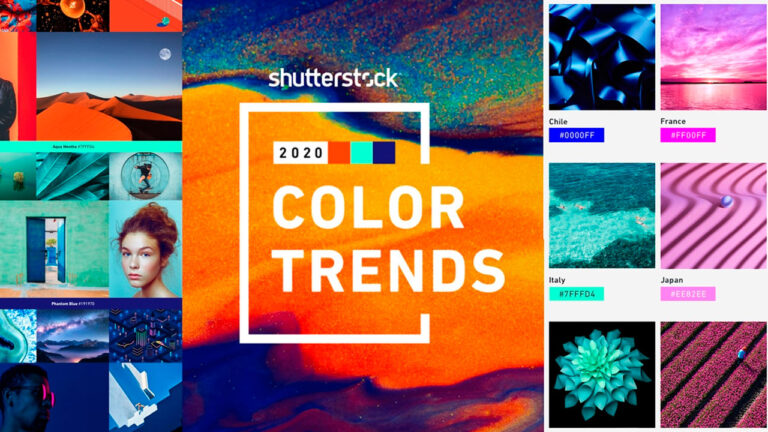 2021 թվականի գույնային թրենդերը Shutterstock սերվիսի տվյալներով